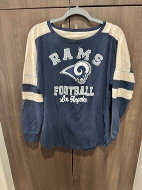 LA Rams NFL Team Navy Blue T-Shirt